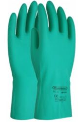 Re-useable Nitrile Rubber Gauntlets - Size Large